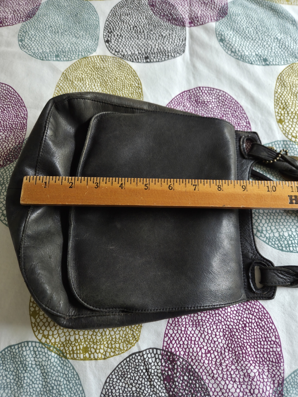 Will Leather Goods Black Braided-Strap Leather Crossbody Bag - Picture 16 of 16
